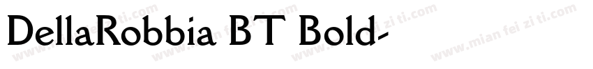 DellaRobbia BT Bold字体转换